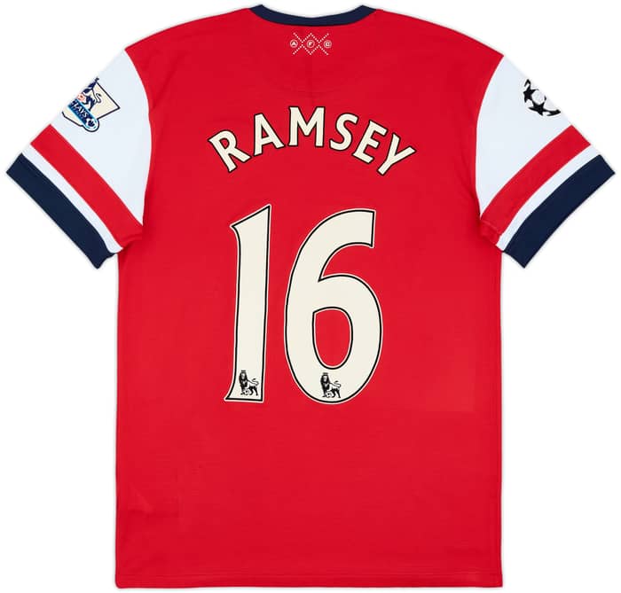 2012-14 Arsenal Home Shirt Ramsey #16 - 6/10 - (M)