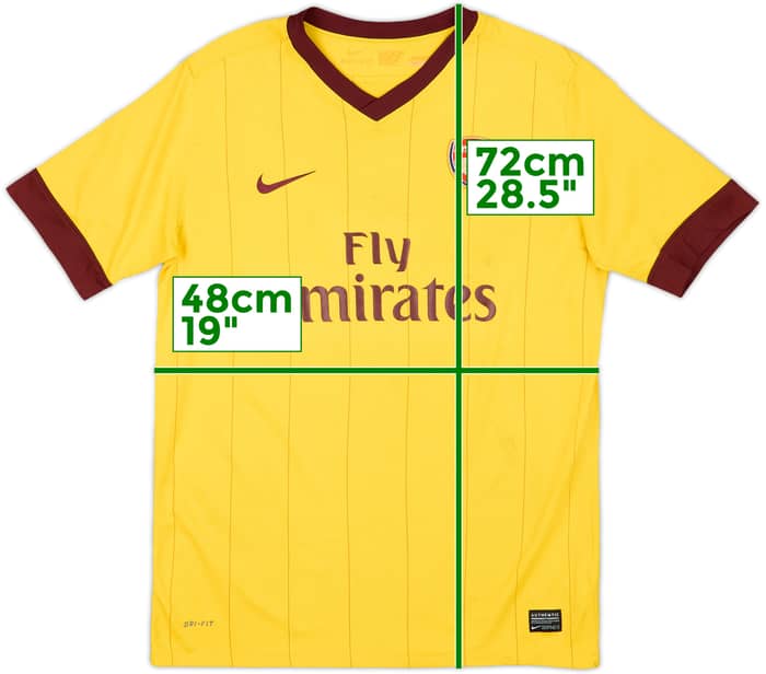 2010-13 Arsenal Away Shirt - 4/10 - (XL.Boys)