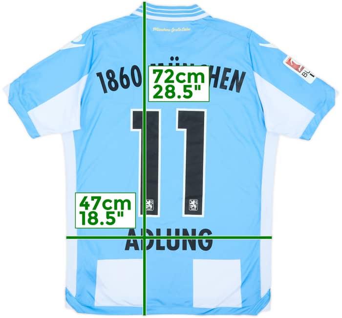 2015-16 1860 Munich Home Shirt Adlung #11 - 8/10 - (S)