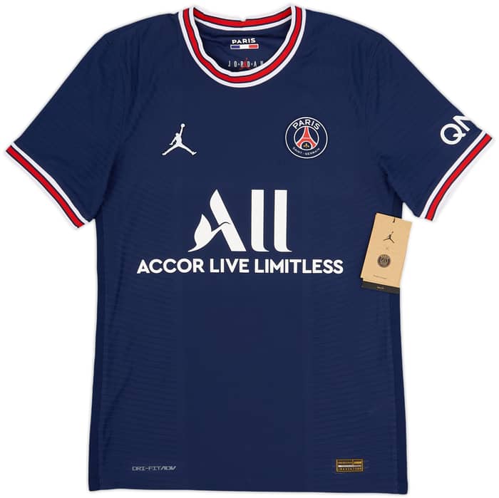 Camiseta auténtica de local del Paris Saint-Germain 2021-22 Messi #30 (S)
