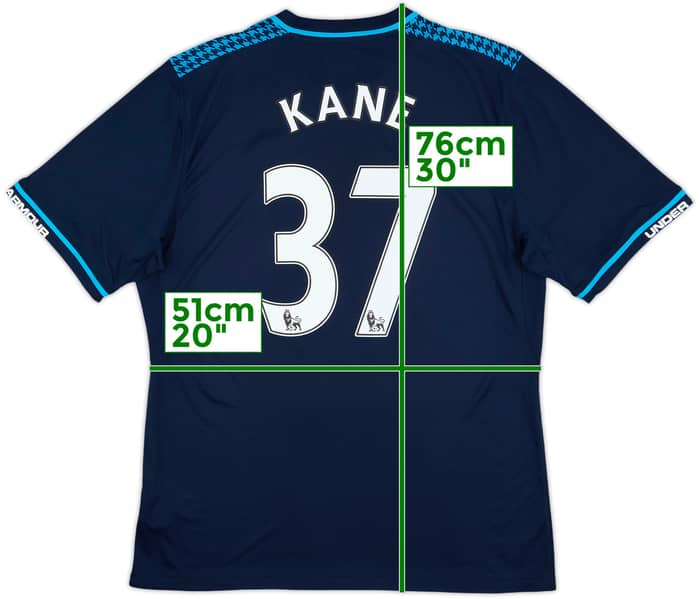 2013-14 Tottenham Third Shirt Kane #37 - 8/10 - (XL)