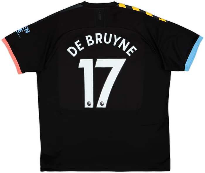 2019-20 Manchester City Away Shirt De Bruyne #17 - 10/10 - (XXL)