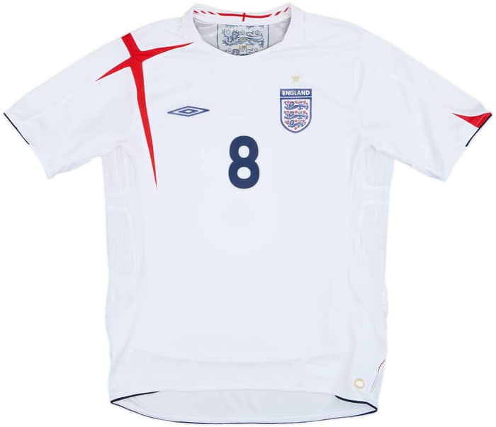 2005-07 England Home Shirt Lampard #8 - 5/10 - (L)