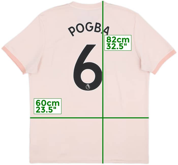 2018-19 Manchester United Away Shirt Pogba #6 - 6/10 - (XL)