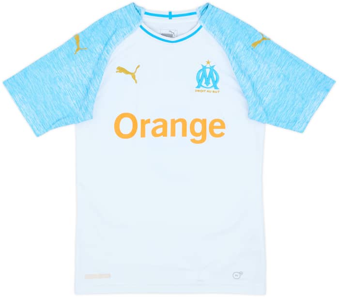 2018-19 Olympique Marseille Home Shirt Balotelli #9 - 8/10 - (XS)