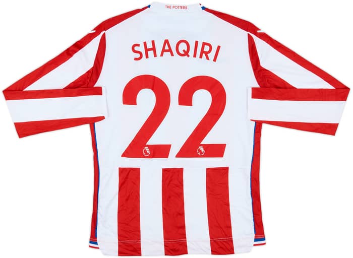 2017-18 Stoke City Home L/S Shirt Shaqiri #22 - 9/10 - (S)