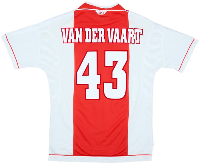 1999-00 Ajax Home Shirt Van Der Vaart #43 - 9/10 - (M)