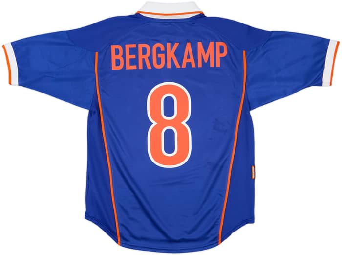 1998-00 Netherlands Away Shirt Bergkamp #8 - 8/10 - (S)