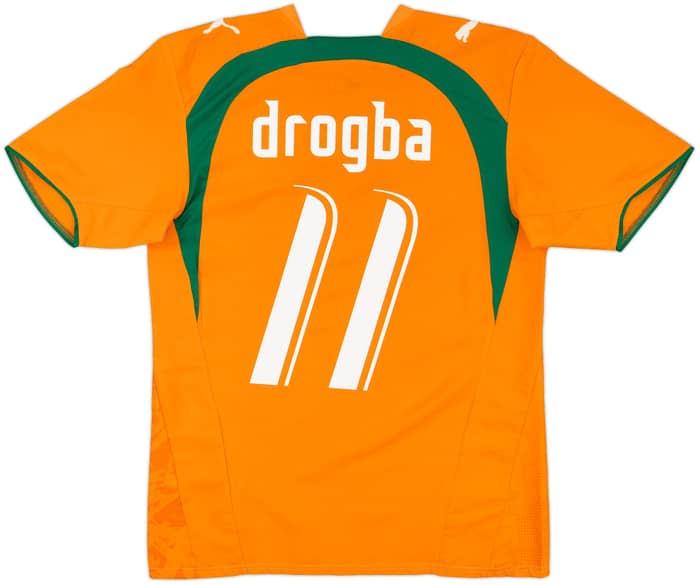 2006-07 Ivory Coast Home Shirt Drogba #11 - 10/10 - (S)