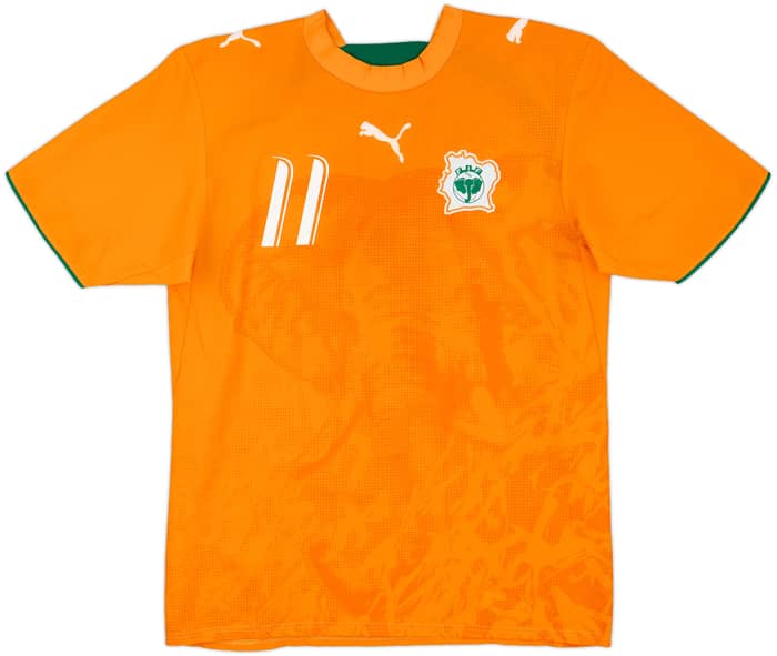 2006-07 Ivory Coast Home Shirt Drogba #11 - 10/10 - (S)