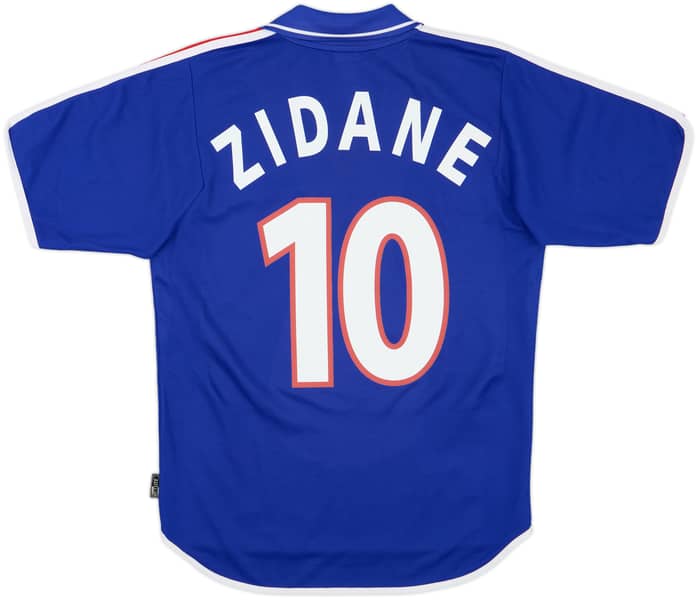2000-02 France Home Shirt Zidane #10 - 9/10 - (S)