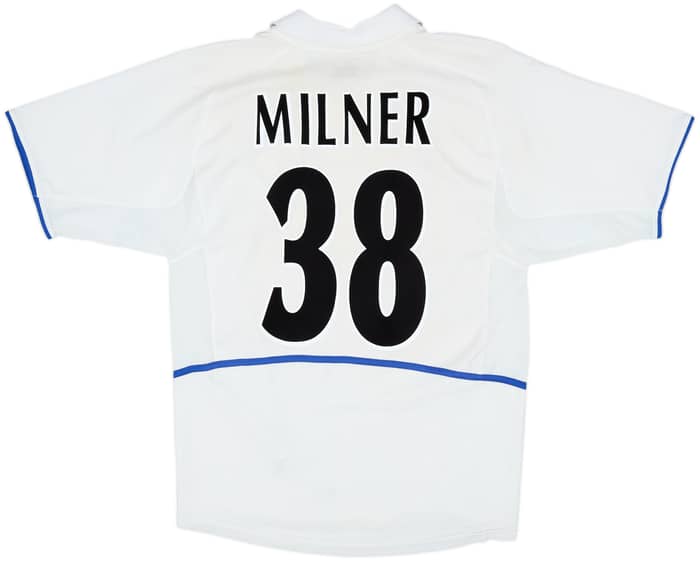 2002-03 Leeds United Home Shirt Milner #38 - 6/10 - (S)