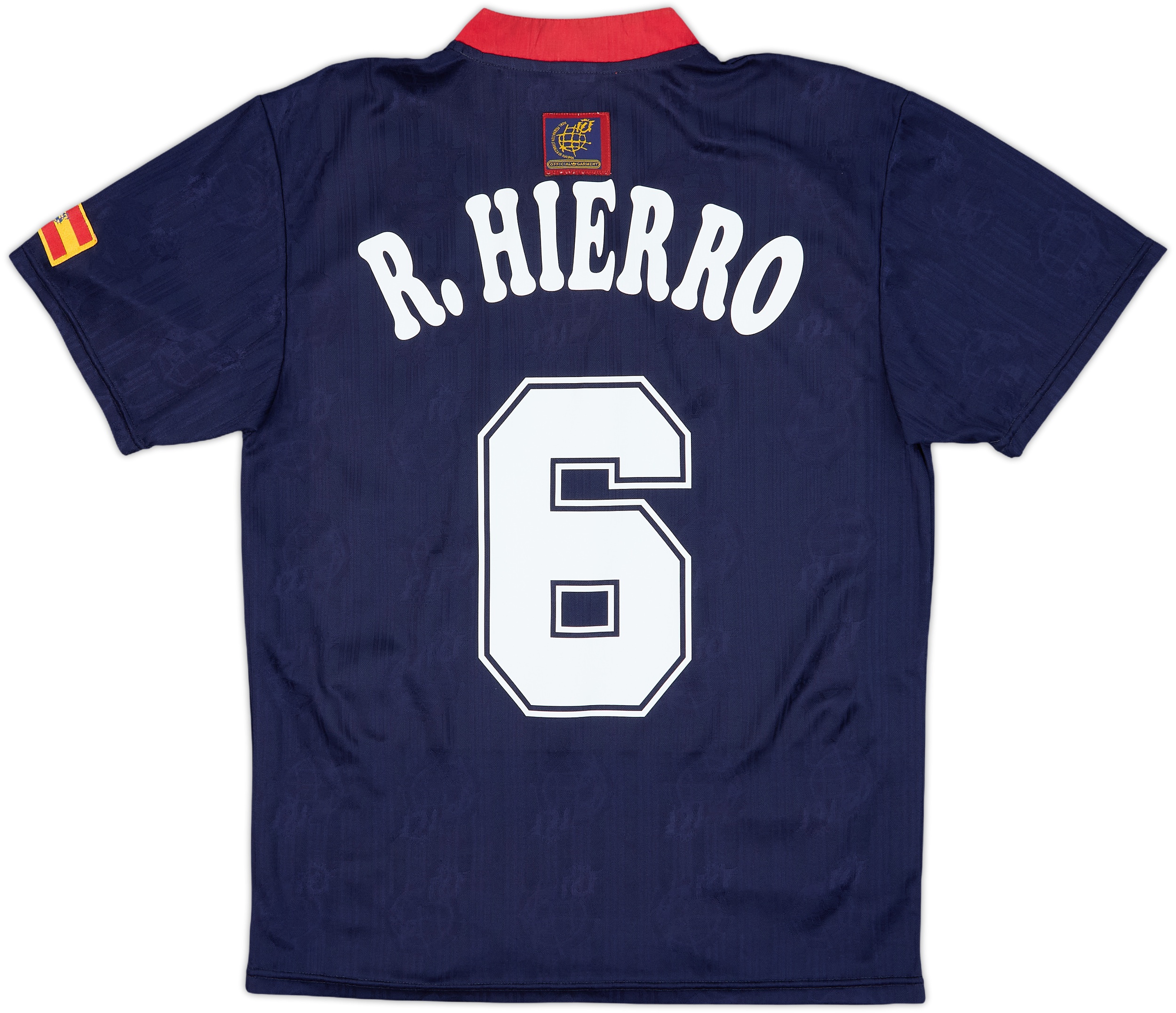 1996-98 Spain Away Shirt R.Hierro #6 - 9/10 - (M)