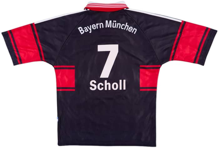 1997-99 Bayern Munich Home Shirt Scholl #7 - 9/10 - (M)