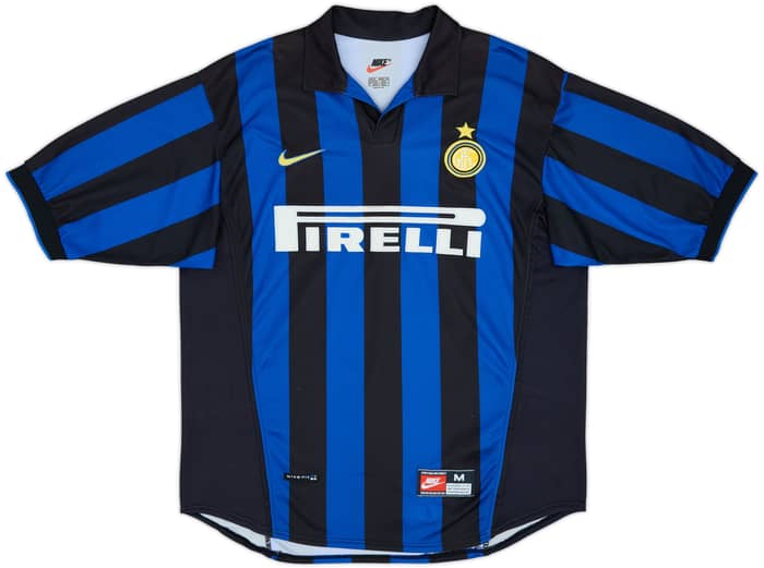 1998-99 Inter Milan Home Shirt Ronaldo #9 - 8/10 - (M)