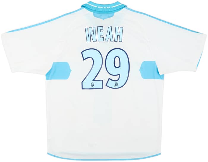 2000-01 Olympique Marseille Home Shirt Weah #29 - 6/10 - (L)