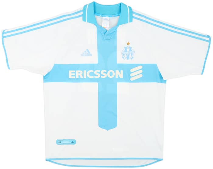2000-01 Olympique Marseille Home Shirt Weah #29 - 6/10 - (L)