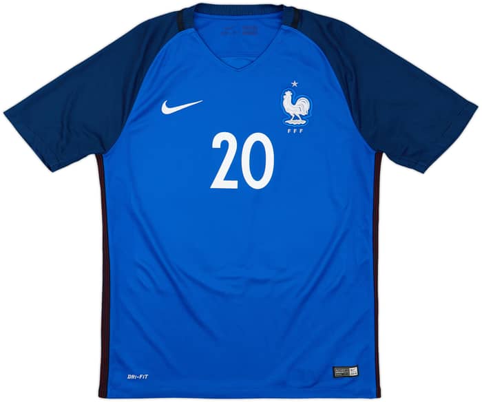 2016-17 France Home Shirt Mbappe #20 - 9/10 - (M)