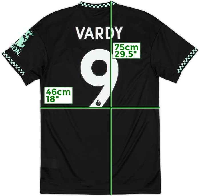 2022-23 Leicester City Away Shirt Vardy #9 - 10/10 - (S)