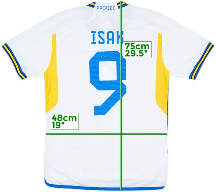 2022-23 Sweden Away Shirt Isak #9 (M)