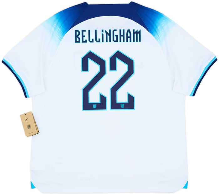 2022-23 England Home Shirt Bellingham #22 (XXL)