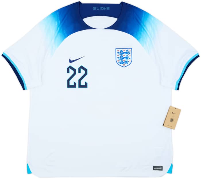 2022-23 England Home Shirt Bellingham #22 (XXL)