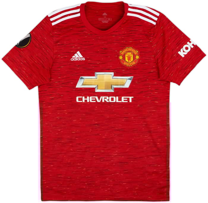 2020-21 Manchester United Home Shirt B.Fernandes #18 - 8/10 - (M)