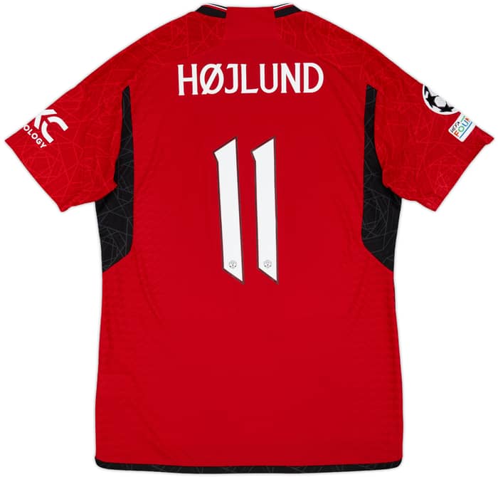 2023-24 Manchester United Authentic Home Shirt Hojlund #11 - 7/10 - (L)