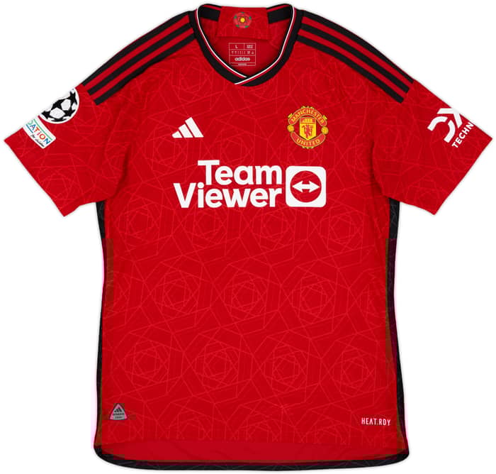 2023-24 Manchester United Authentic Home Shirt Hojlund #11 - 7/10 - (L)