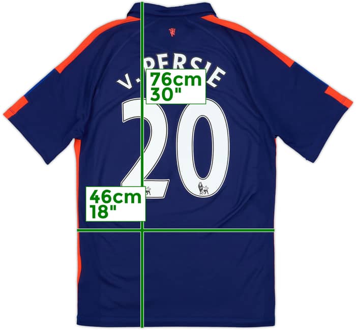 2014-15 Manchester United Third Shirt v.Persie #20 - 8/10 - (S)