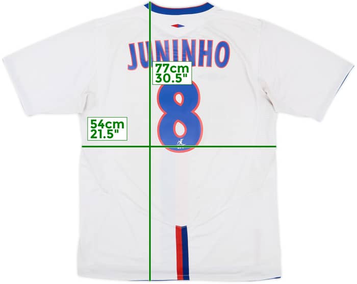 2004-05 Lyon Home Shirt Juninho #8 - 8/10 - (XL)