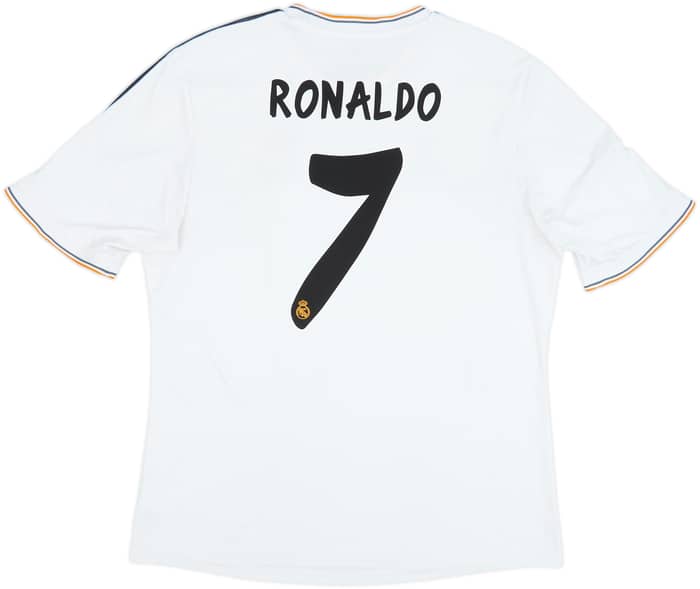 2013-14 Real Madrid Home Shirt Ronaldo #7 - 5/10 - (XL)
