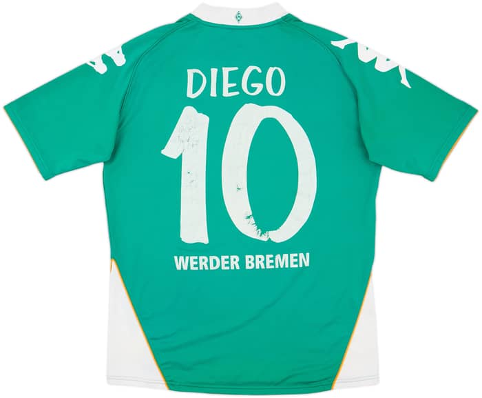 2007-08 Werder Bremen Home Shirt Diego #10 - 7/10 - (L)