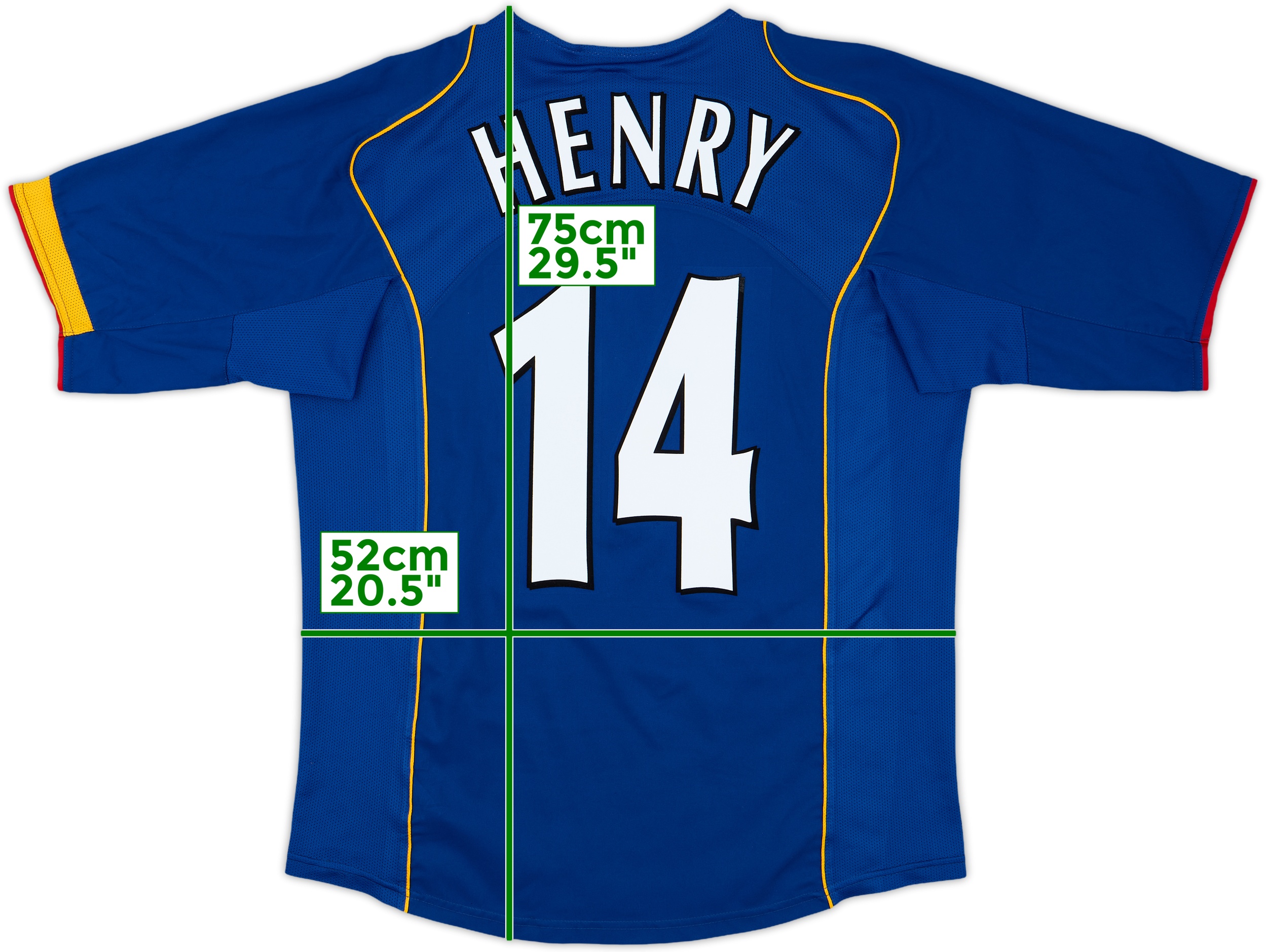 2004-06 Arsenal Away Shirt Henry #14 - 8/10 - (XL)