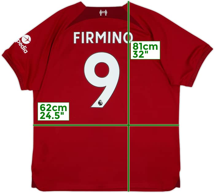 2022-23 Liverpool Home Shirt Firmino #9 - 10/10 - (XL)