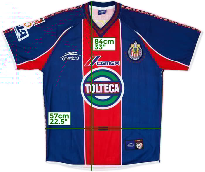 2000-01 Chivas de Guadalajara Third Shirt - 7/10 - (M)