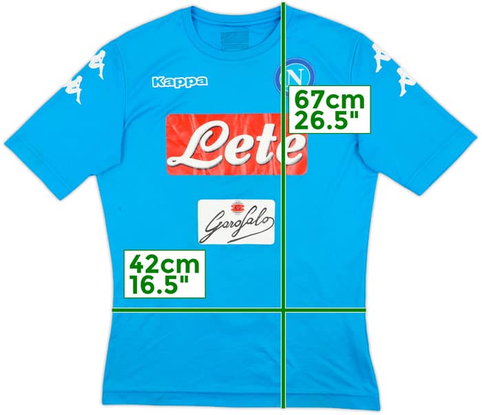 2016-17 Napoli Home Shirt - 6/10 - (M)