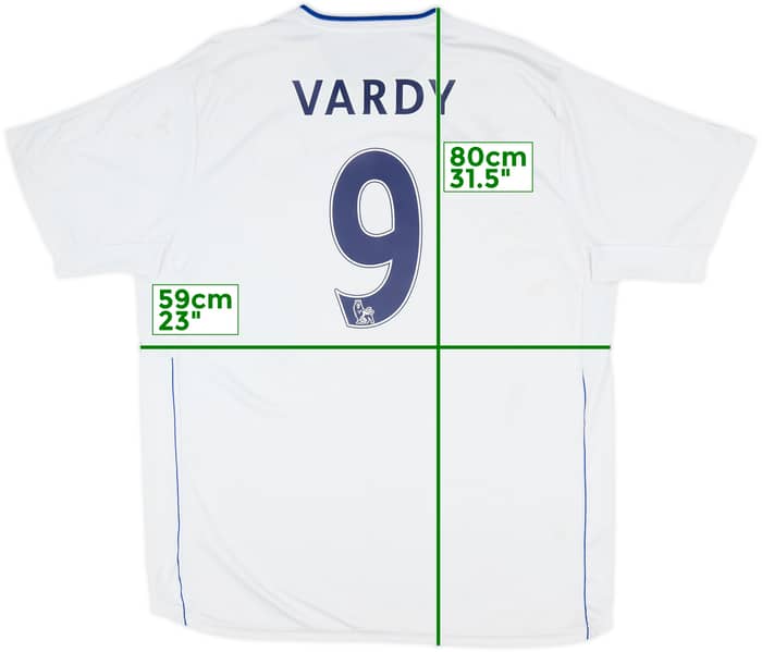 2016-17 Leicester Third Shirt Vardy #9 - 6/10 - (XXL)