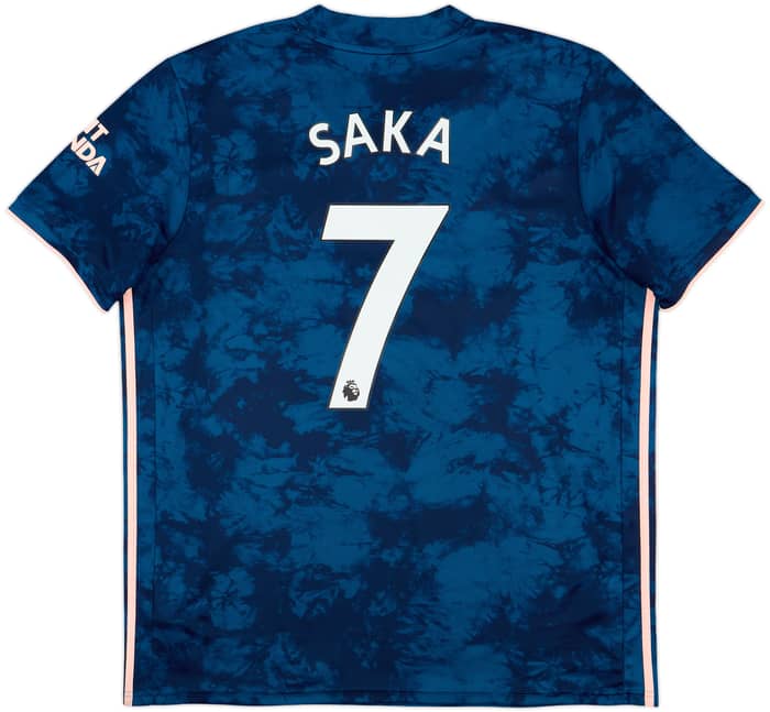 2020-21 Arsenal Third Shirt Saka #7 - 8/10 - (XL)