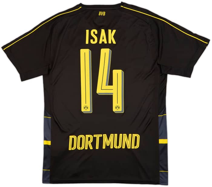 2016-17 Borussia Dortmund Away Shirt Isak #14 - 6/10 - (M)