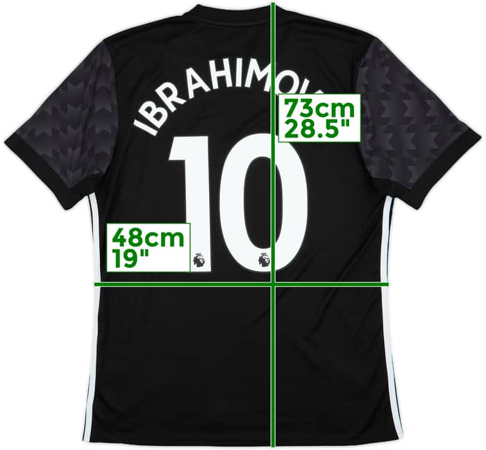 2017-18 Manchester United Away Shirt Ibrahimovic #10 - 7/10 - (M)