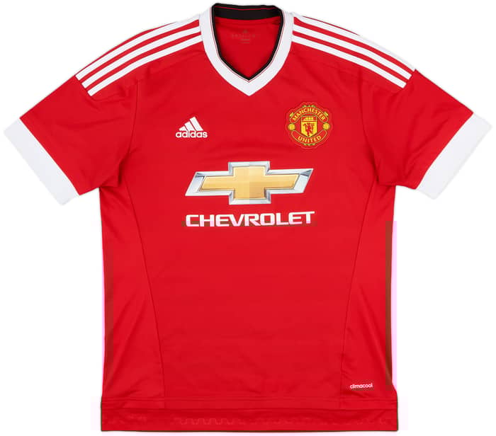 2015-16 Manchester United Home Shirt Mata #8 - 8/10 - (M)