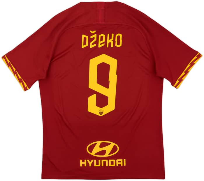 2019-20 Roma Home Shirt Dzeko #9 - 9/10 - (M)