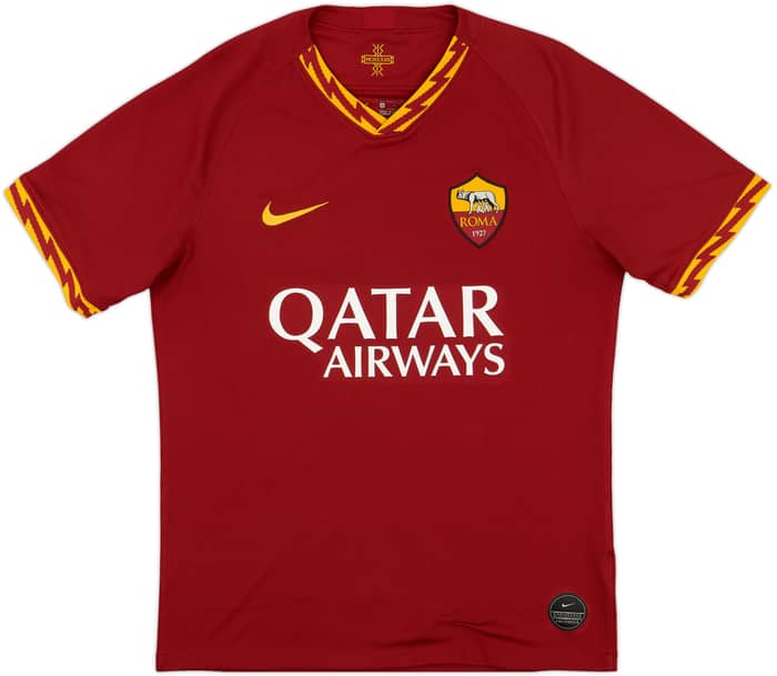 2019-20 Roma Home Shirt Dzeko #9 - 9/10 - (M)
