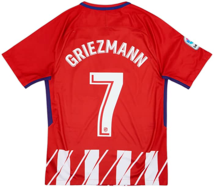 2017-18 Atletico Madrid Home Shirt Griezmann #7 - 8/10 - (S)