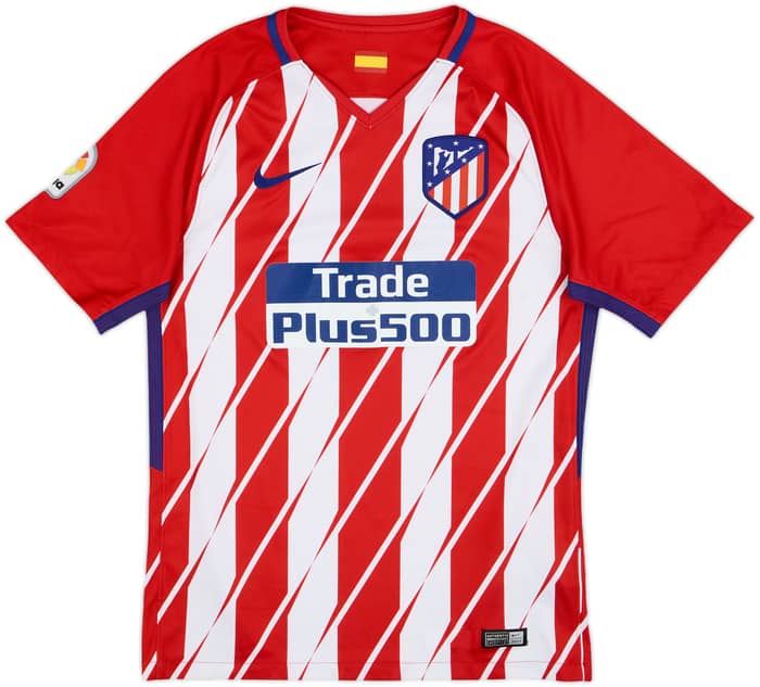 2017-18 Atletico Madrid Home Shirt Griezmann #7 - 8/10 - (S)