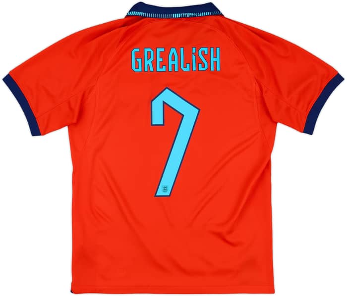 2022-23 England Away Shirt Grealish #7 - 10/10 - (S)