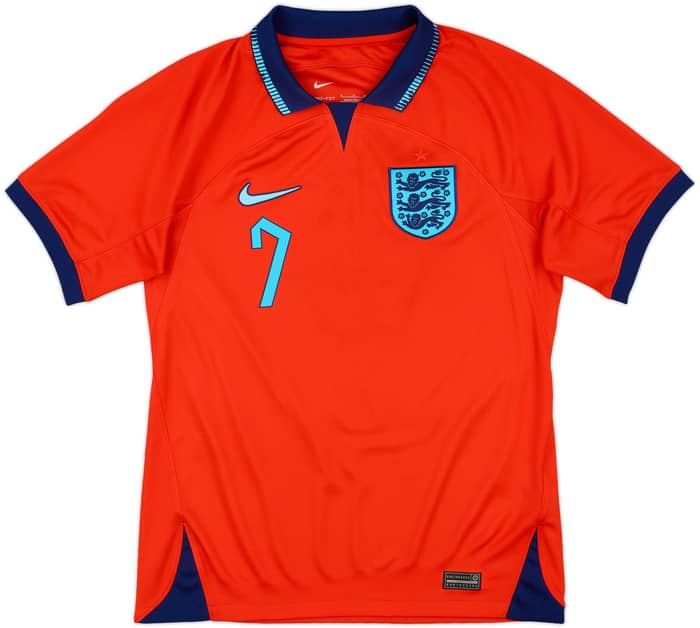 2022-23 England Away Shirt Grealish #7 - 10/10 - (S)