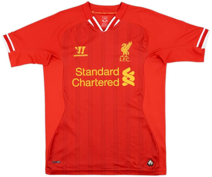 2013-14 Liverpool Home Shirt Gerrard #8 - 7/10 - (S)