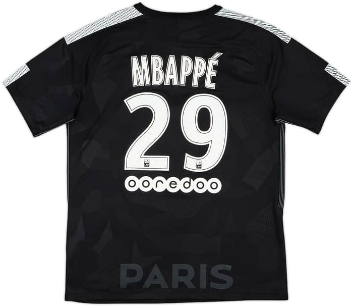 2017-18 Paris Saint-Germain Third Shirt Mbappe #29 - 7/10 - (L)
